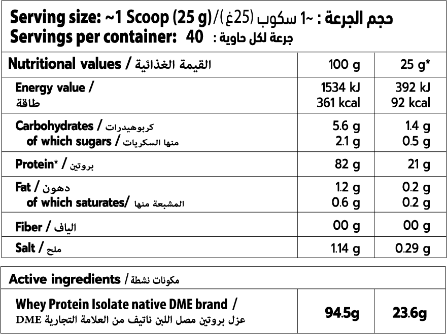 ISOLATE NATIVE 2000G 2