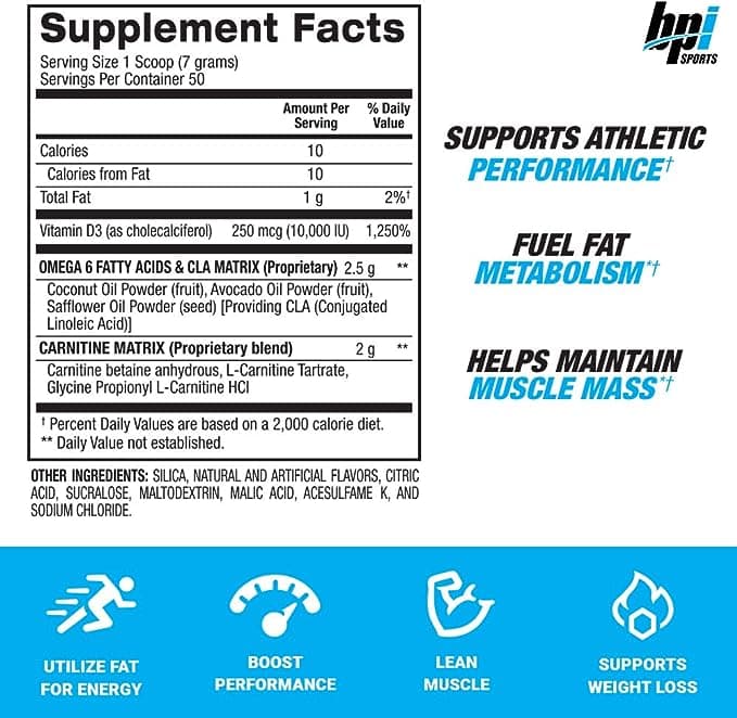 CLA + CARNITINE Bpi – 50 Servings 2