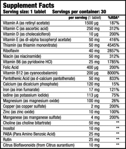 Vitabolic sport multivitamin 30 Tabs 2