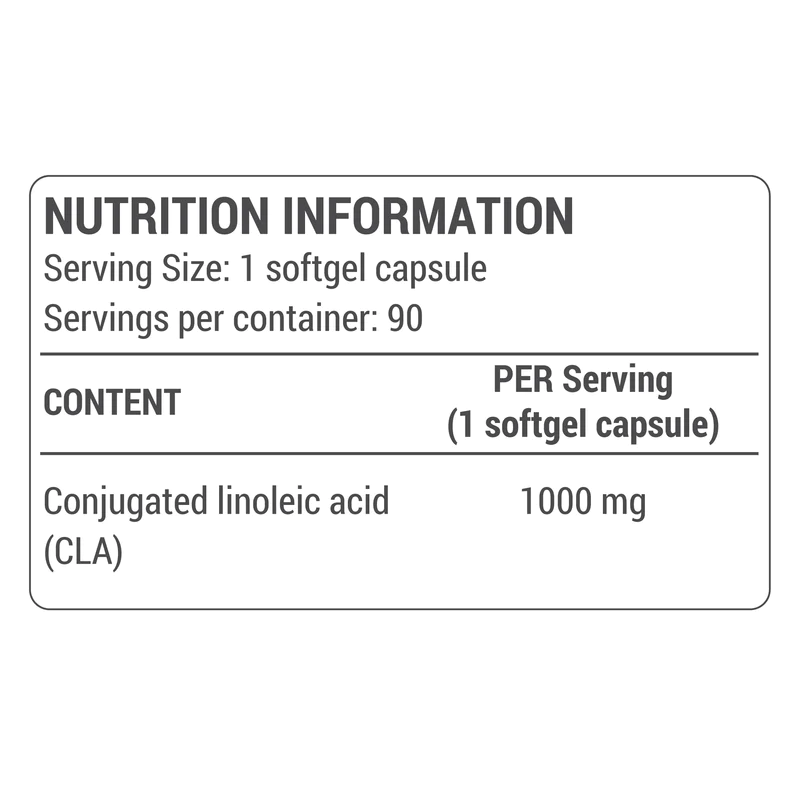 CLA 1000mg DY – 90 softgel 2
