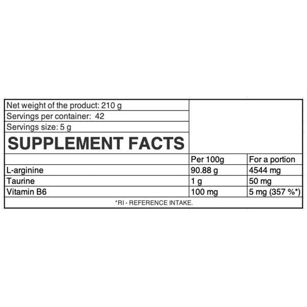 OstroVit Arginine 210 g 2