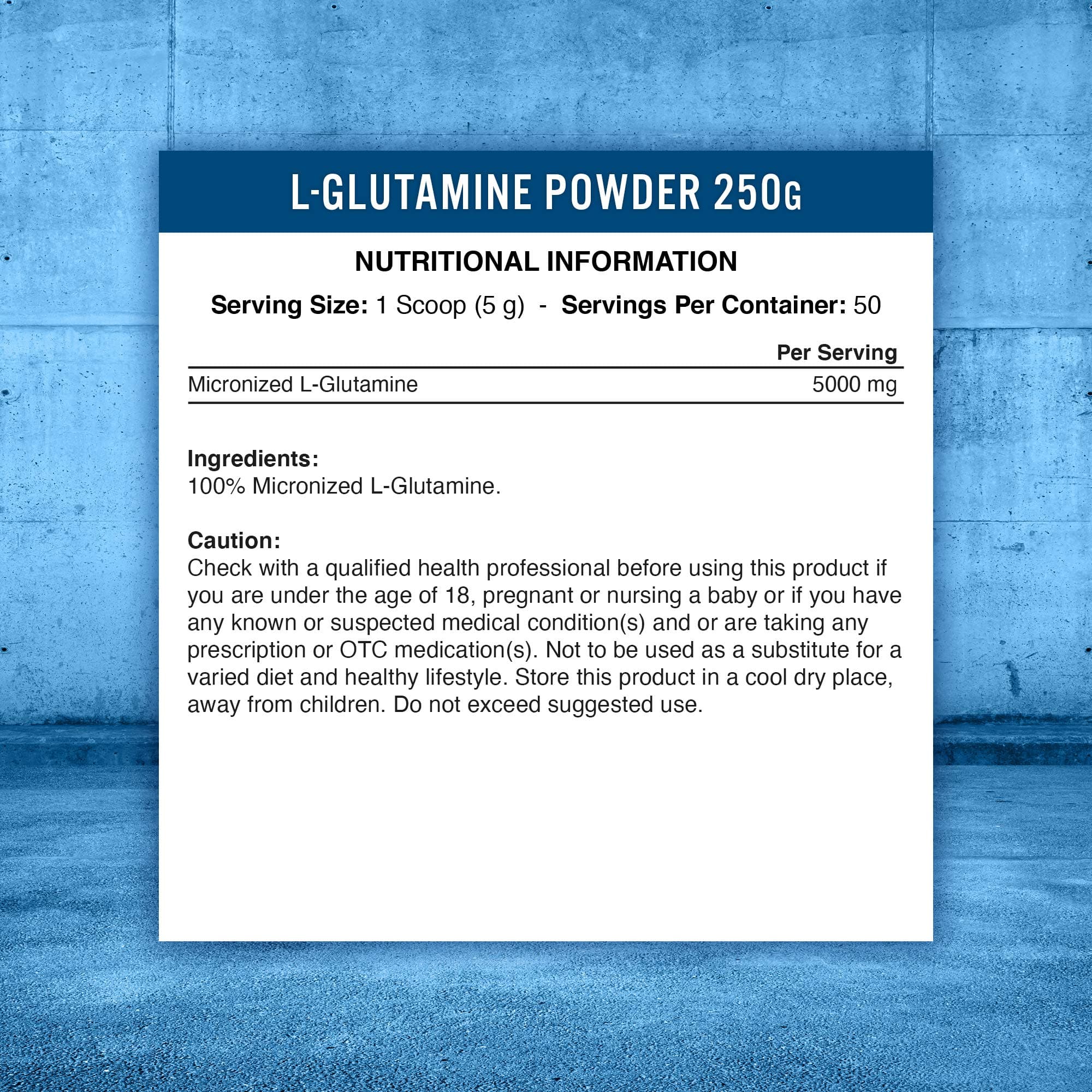 L-Glutamine Powder 250g 2