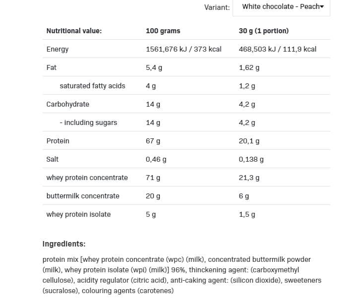 WHEY DELICIOUS PROTEIN 2