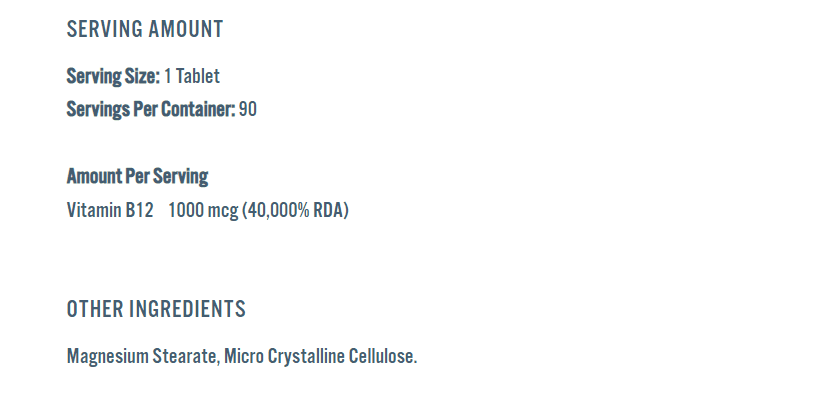 Vitamine B12 90Tab 2