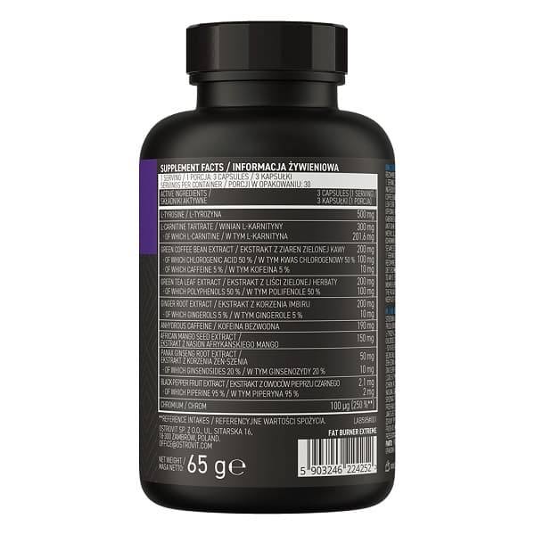 Fat Burner eXtreme 90 capsules 2