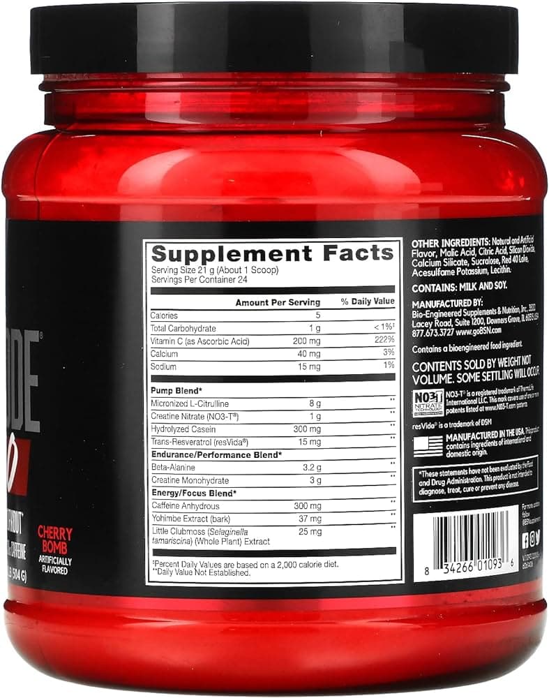 NO-XPLODE VASO 24 Servings 2