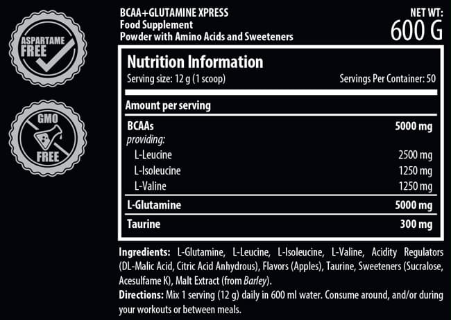 Bcaa + Glutamine Xpress 300 g 2