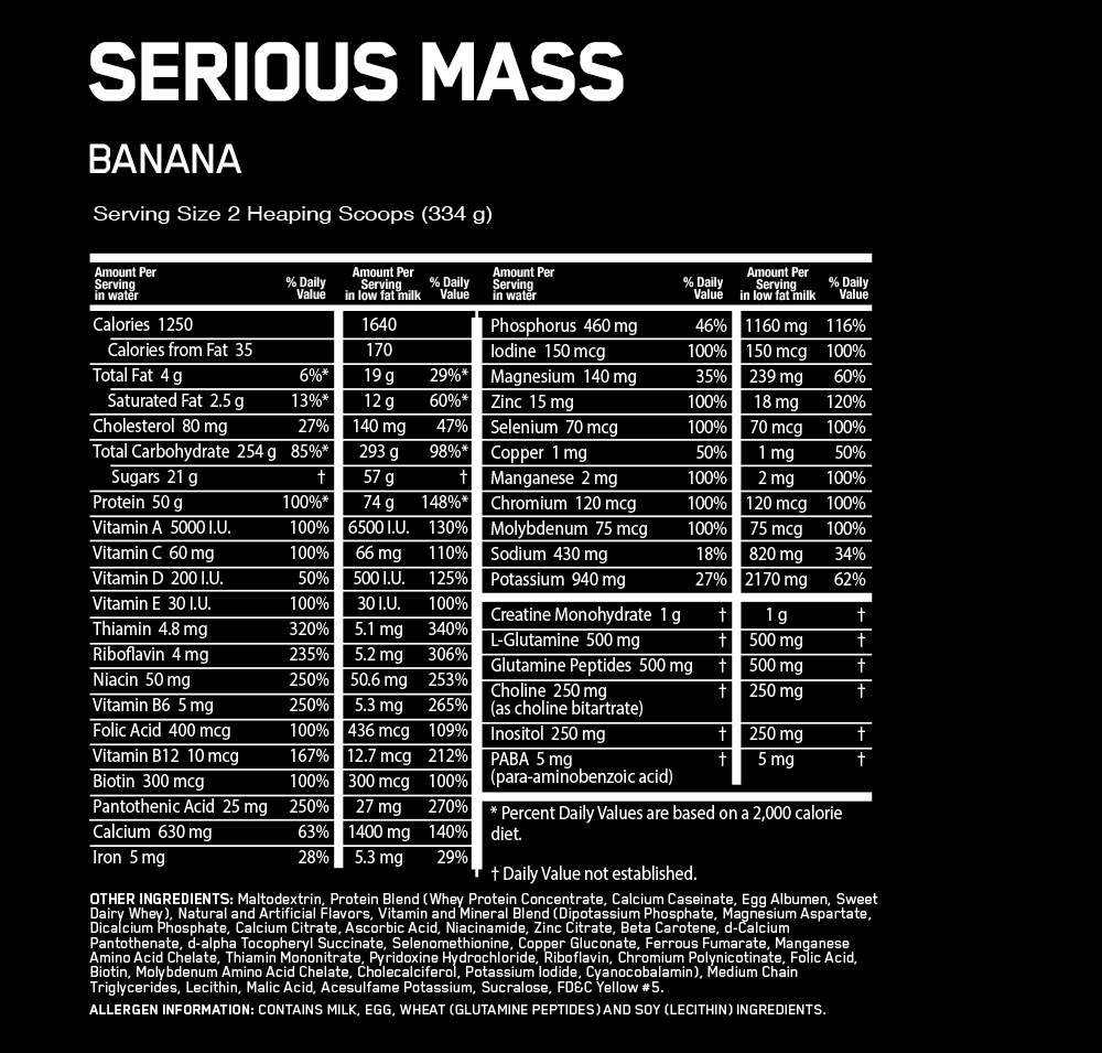 Serious Mass 2.7 Kg 2
