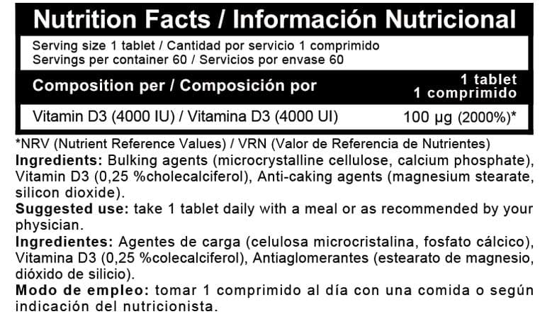 ULTRA VITAD3 4000 – 60 TABLETS 2