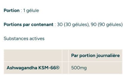 Ashwagandha KSM-66 MyProtein 90 Caps 2