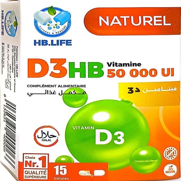 HB LIFE VIT D3 50 000 UI