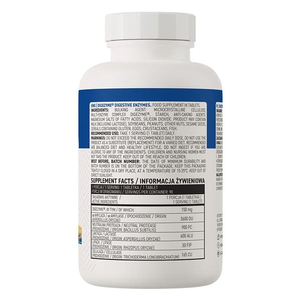 Digezyme Enzymes Digestives 90 comprimés 2