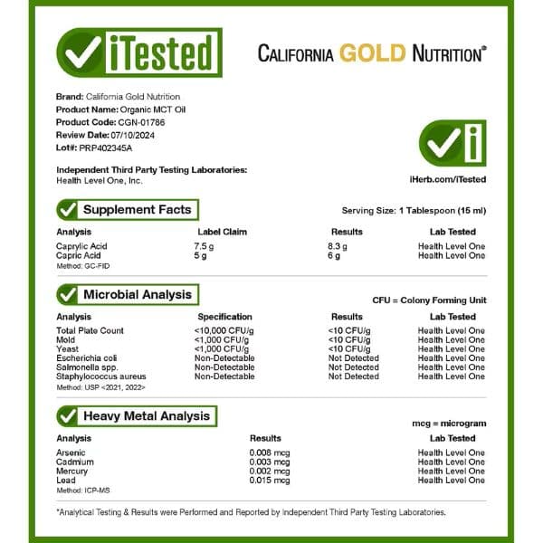 Organic MCT OIL 355ml 2