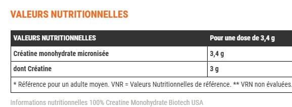 100% Creatine Monohydrate 300g 2