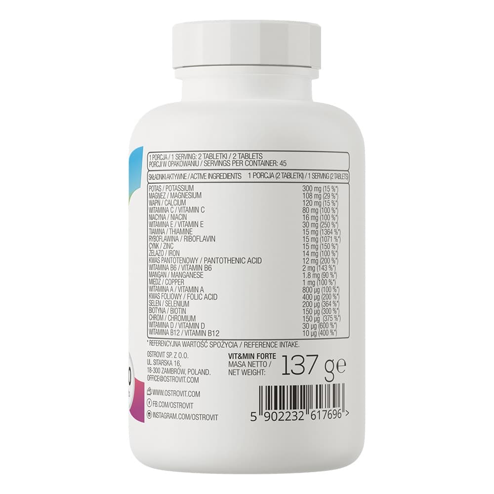 Vit&Min Forte 120 Capsules 2