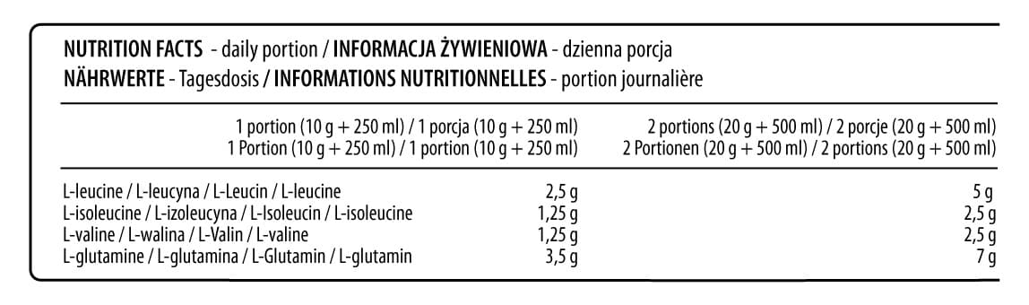 BCAA Xtra 800g 2
