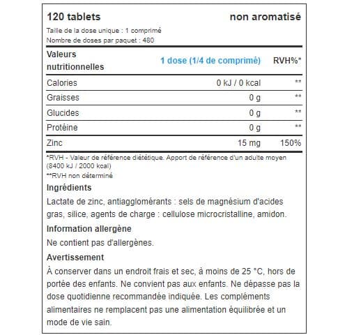 Zinc Forte 120 tablets 2