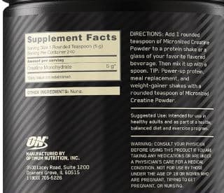 Micronised Creatine Optimum 317 g 2