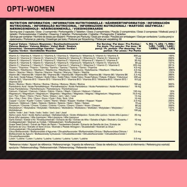 Opti-Women 60 Caps 2