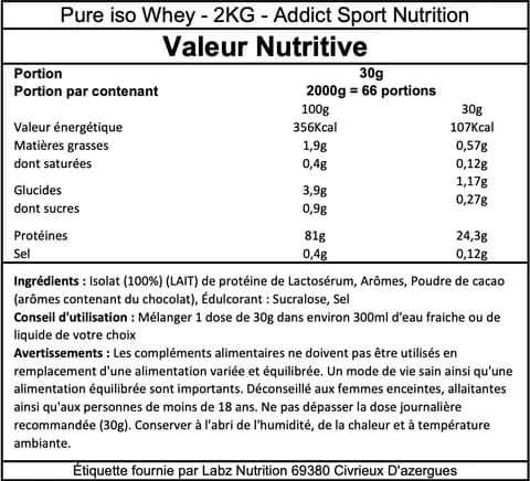PURE ISO WHEY 2 Kg 2