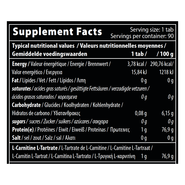MAXI L-CARNITINE 1000 MG 90 TABS 2