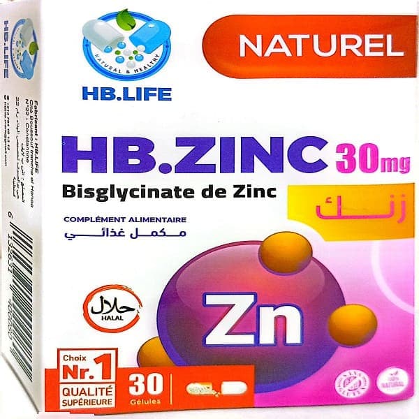 HB LIFE ZINC 30 MG