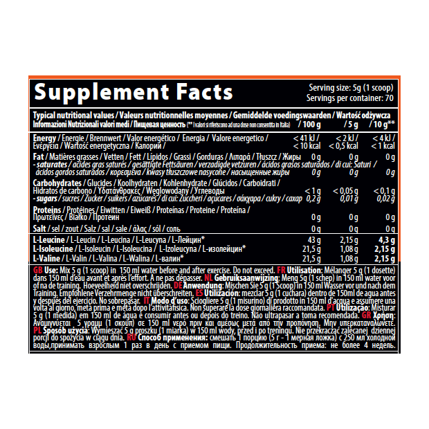 BCAA POWDER 8500-350G 2