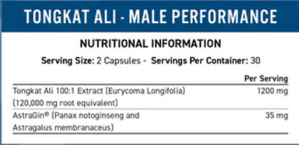 Tongkat Ali Male performance 2