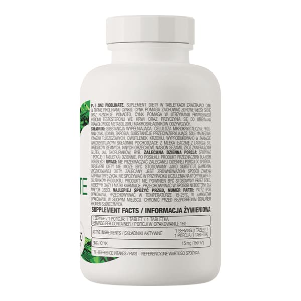 Zinc Picolinate 150 tablets 2