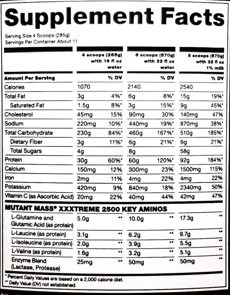 MASS EXTREME 2500 9 Kg 2