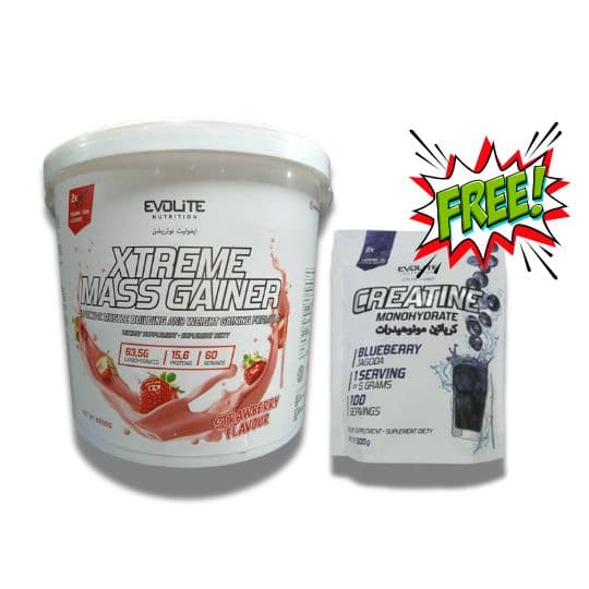 Xtreme mass gainer 6 kg + FREE Creatine 500G
