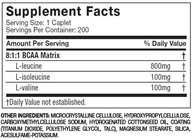 Platinum Bcaa 8:1:1 200 Tabs 2