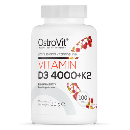 Vitamin D3 4000 IU + K2 100 Tablets