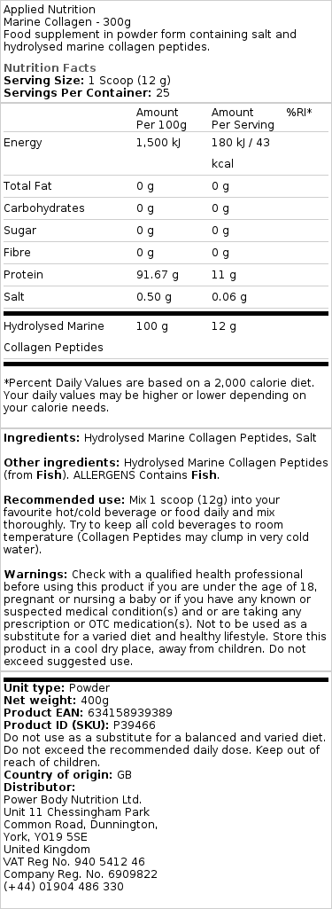 Marine Collagen 300G 2