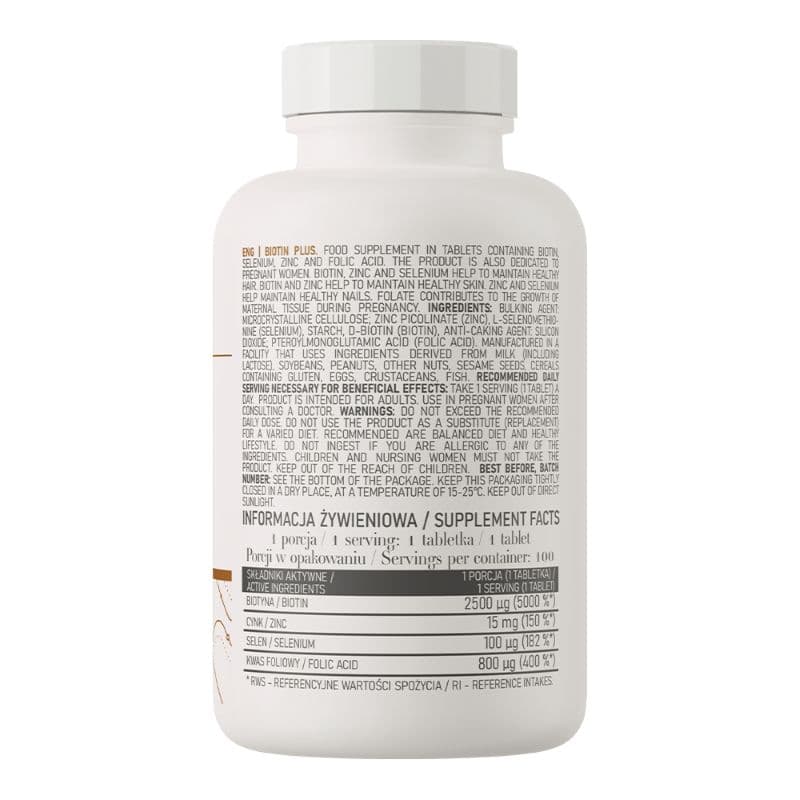 Biotin Plus 100 tablets 2