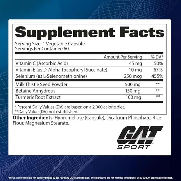 GAT Liver Cleanse 60 Veg Capsule 2