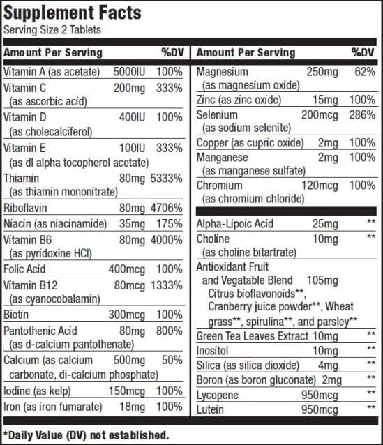 Multivitamin for Women 60 Tabs 2