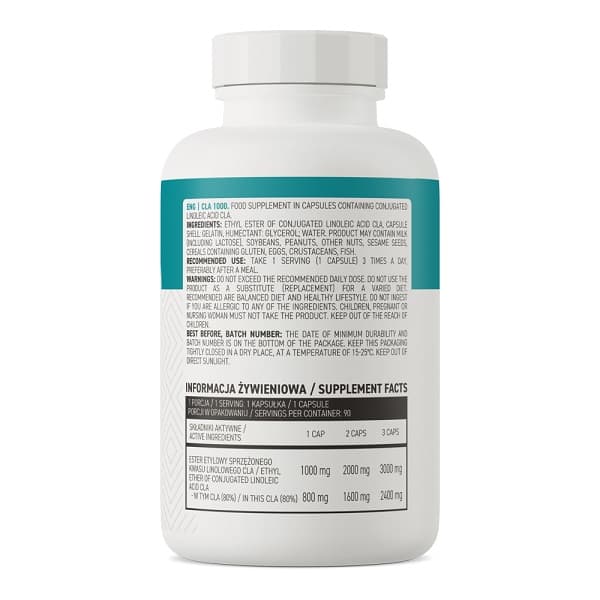CLA 1000 mg 90 capsules ostrovit 2