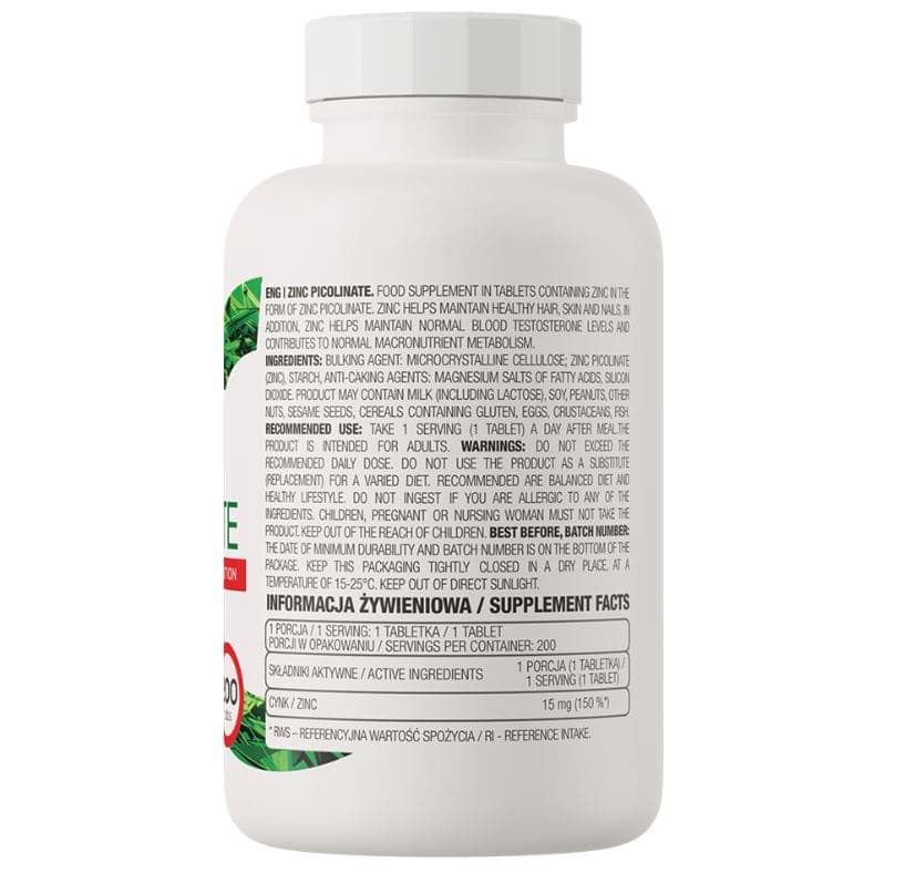 Zinc Picolinate 200 tablets 2
