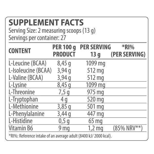 HIT EAA Amino Acid Complex 27 Servings 2