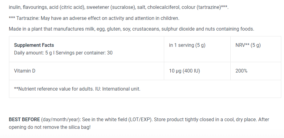 Vitamine D3 Powder 2