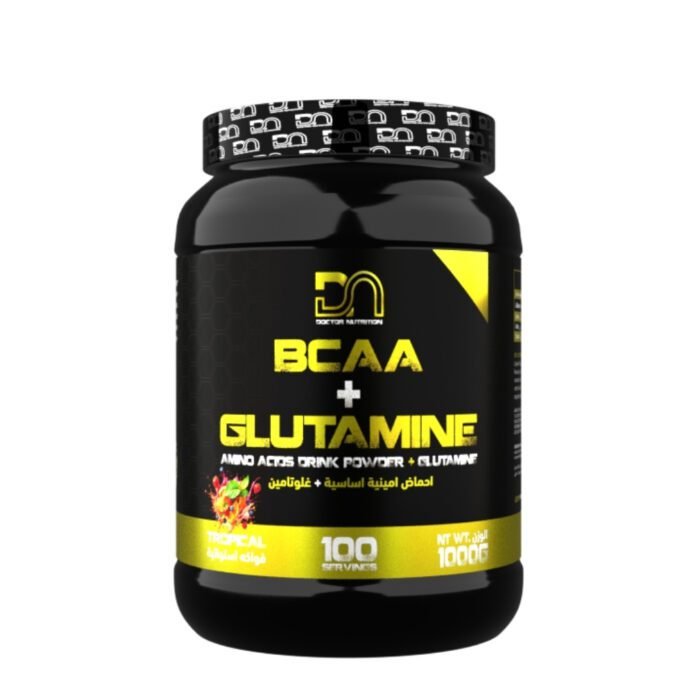 BCAA + Glutamine Tropical – 1 kg – مكمل BCAA + غلوتامين بطعم إستوائي – Image 1