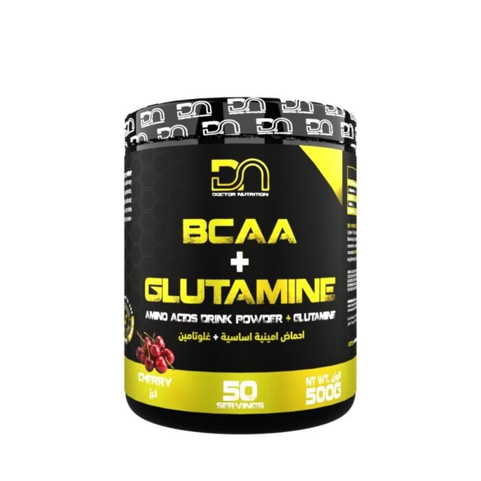 BCAA + Glutamine Cerise – 500 g – مكمل BCAA + غلوتامين – Image 1